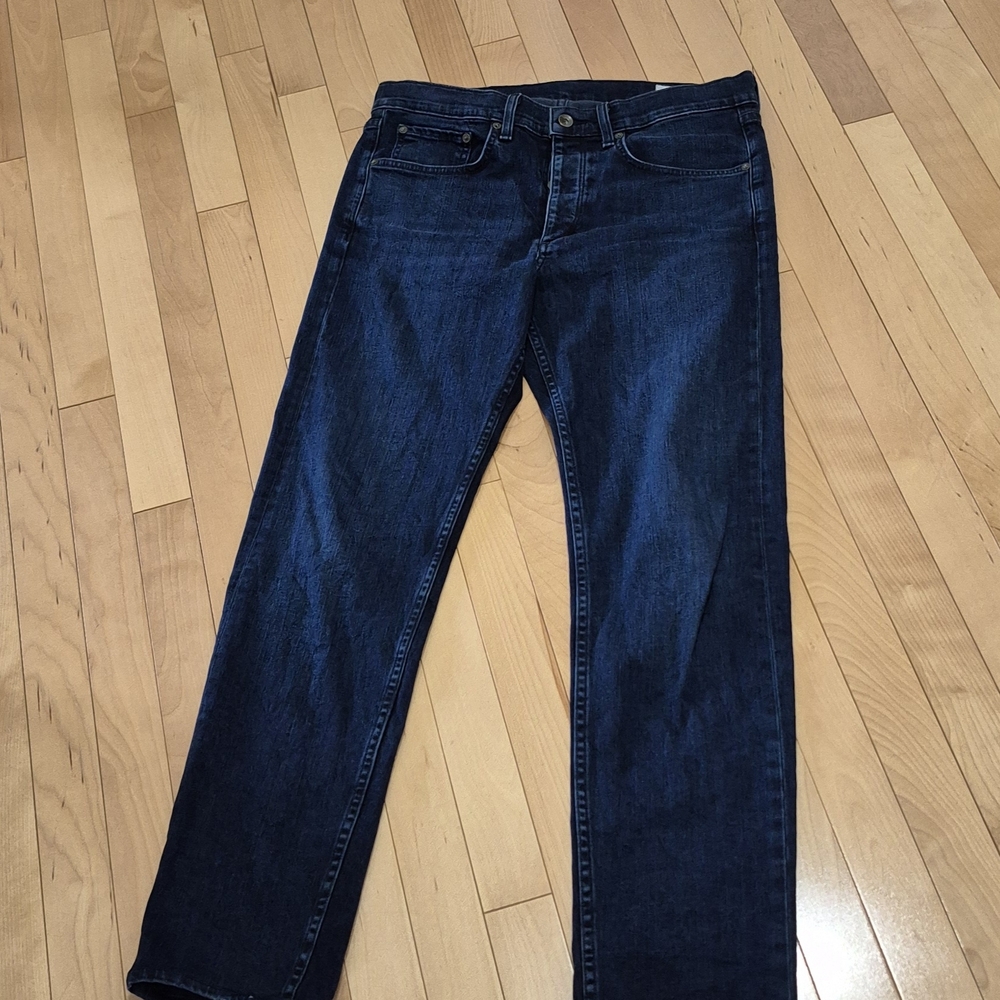 rag & bone Men Slim Jeans in Dark Blue Wash